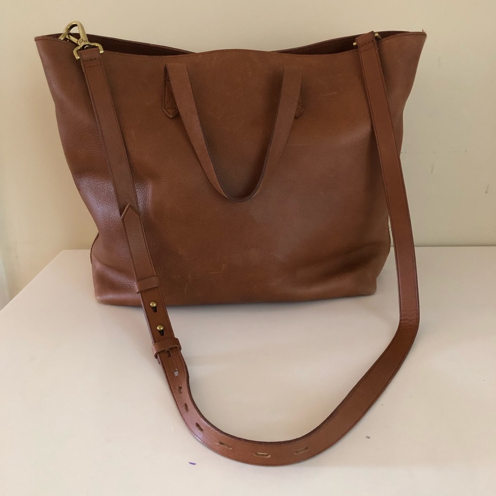 Madewell zip top carryall tote